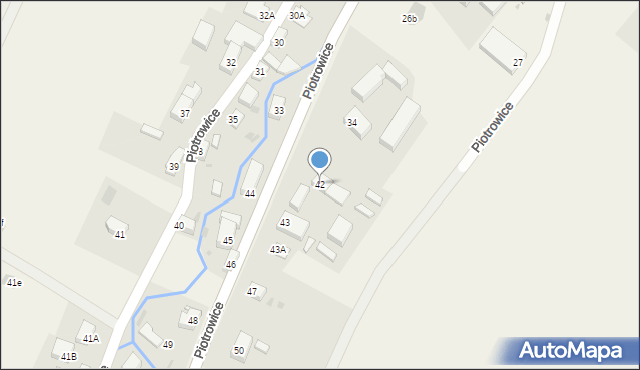 Piotrowice, Piotrowice, 42, mapa Piotrowice