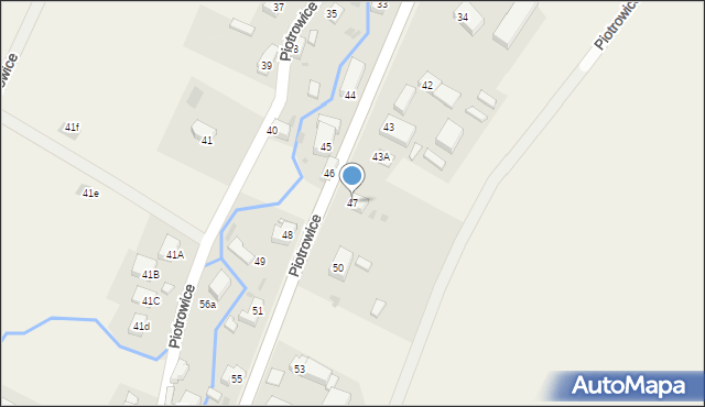Piotrowice, Piotrowice, 47, mapa Piotrowice