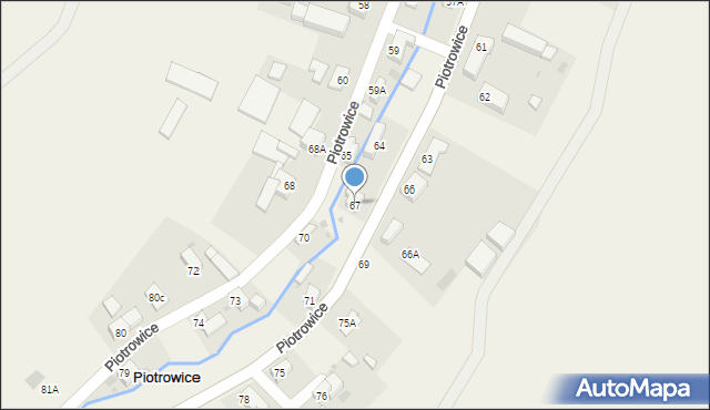 Piotrowice, Piotrowice, 67, mapa Piotrowice