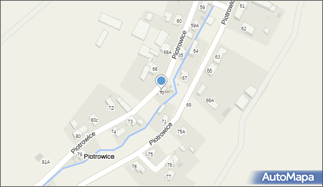 Piotrowice, Piotrowice, 70, mapa Piotrowice