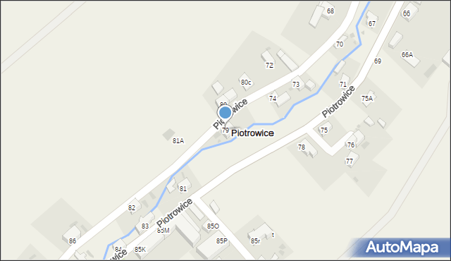 Piotrowice, Piotrowice, 79, mapa Piotrowice