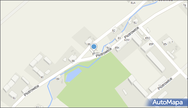 Piotrowice, Piotrowice, 87, mapa Piotrowice