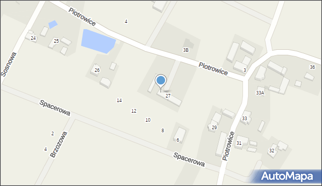 Piotrowice, Piotrowice, 27B, mapa Piotrowice