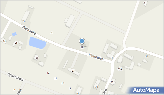 Piotrowice, Piotrowice, 3B, mapa Piotrowice