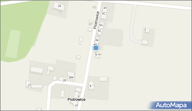 Piotrowice, Piotrowice, 7, mapa Piotrowice