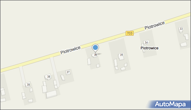 Piotrowice, Piotrowice, 36, mapa Piotrowice