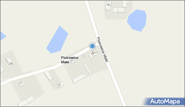 Piotrowice Małe, Piotrowice Małe, 19, mapa Piotrowice Małe