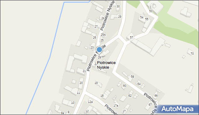 Piotrowice Nyskie, Piotrowice Nyskie, 24, mapa Piotrowice Nyskie
