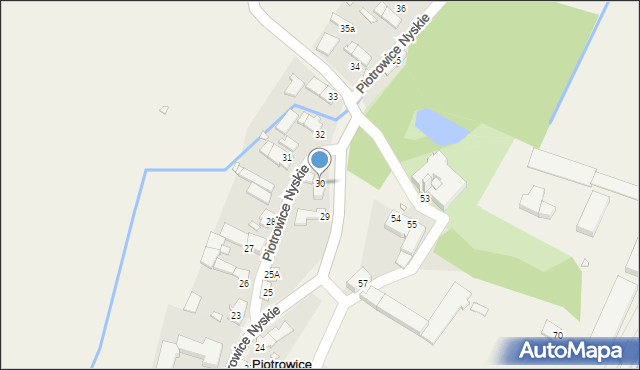 Piotrowice Nyskie, Piotrowice Nyskie, 30, mapa Piotrowice Nyskie
