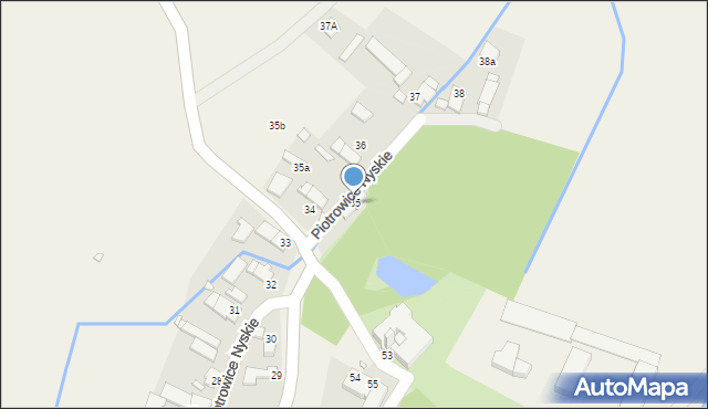 Piotrowice Nyskie, Piotrowice Nyskie, 35, mapa Piotrowice Nyskie