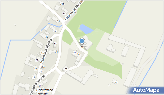 Piotrowice Nyskie, Piotrowice Nyskie, 53, mapa Piotrowice Nyskie