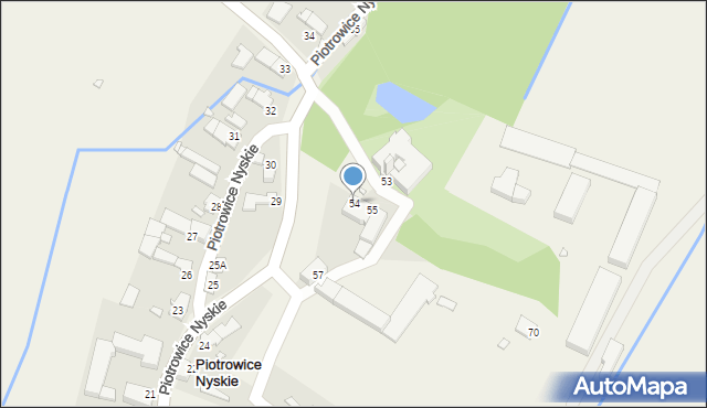 Piotrowice Nyskie, Piotrowice Nyskie, 54, mapa Piotrowice Nyskie