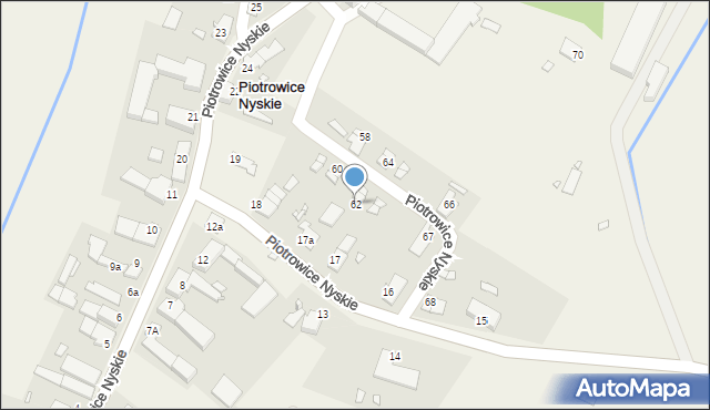 Piotrowice Nyskie, Piotrowice Nyskie, 62, mapa Piotrowice Nyskie