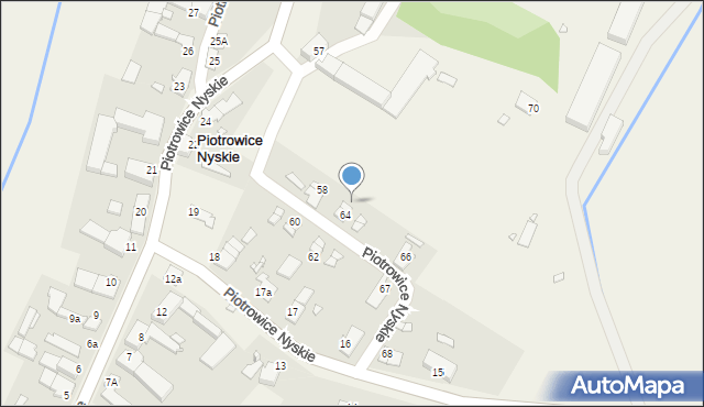 Piotrowice Nyskie, Piotrowice Nyskie, 65, mapa Piotrowice Nyskie