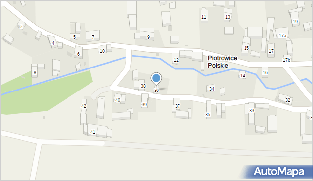 Piotrowice Polskie, Piotrowice Polskie, 36, mapa Piotrowice Polskie