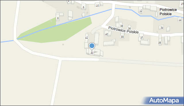Piotrowice Polskie, Piotrowice Polskie, 41, mapa Piotrowice Polskie
