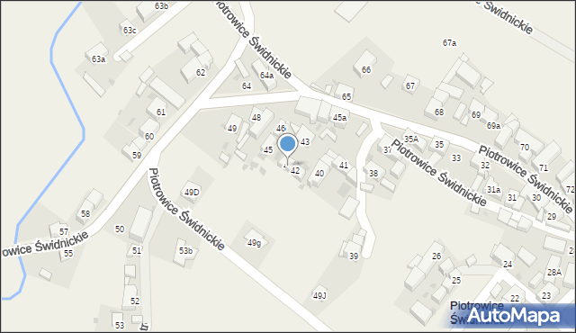 Piotrowice Świdnickie, Piotrowice Świdnickie, 44, mapa Piotrowice Świdnickie