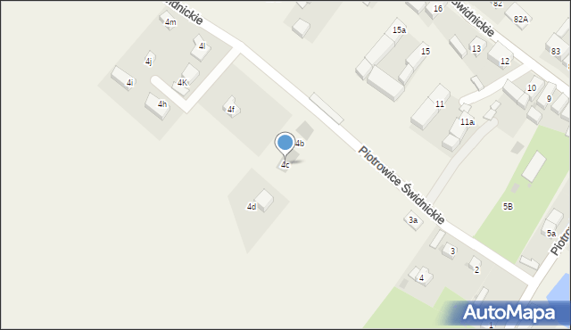 Piotrowice Świdnickie, Piotrowice Świdnickie, 4c, mapa Piotrowice Świdnickie