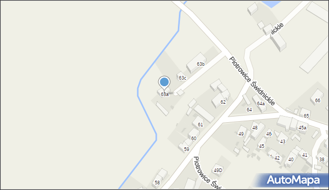 Piotrowice Świdnickie, Piotrowice Świdnickie, 63a, mapa Piotrowice Świdnickie