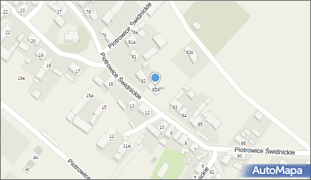 Piotrowice Świdnickie, Piotrowice Świdnickie, 82A, mapa Piotrowice Świdnickie