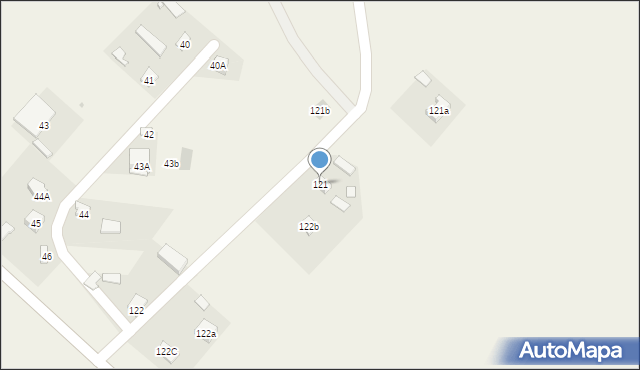 Piotrowice Wielkie, Piotrowice Wielkie, 121, mapa Piotrowice Wielkie