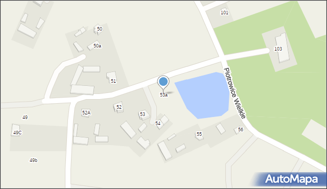 Piotrowice Wielkie, Piotrowice Wielkie, 53a, mapa Piotrowice Wielkie