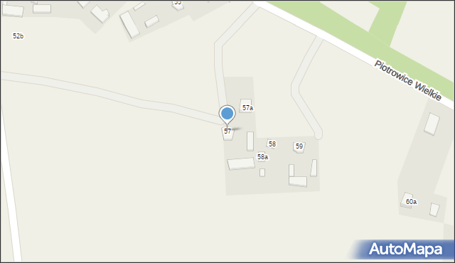 Piotrowice Wielkie, Piotrowice Wielkie, 57, mapa Piotrowice Wielkie
