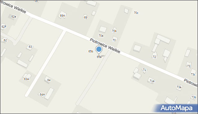 Piotrowice Wielkie, Piotrowice Wielkie, 65a, mapa Piotrowice Wielkie