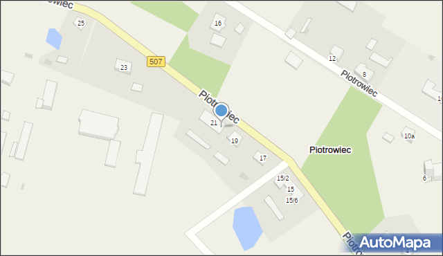 Piotrowiec, Piotrowiec, 21/6, mapa Piotrowiec