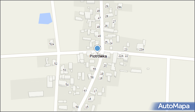 Piotrówka, Piotrówka, 51, mapa Piotrówka