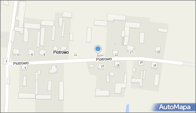 Piotrowo, Piotrowo, 13, mapa Piotrowo