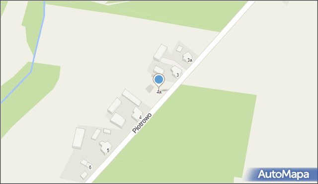 Piotrowo, Piotrowo, 4a, mapa Piotrowo