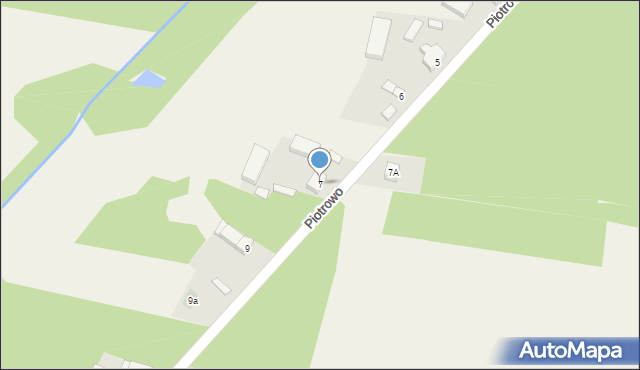 Piotrowo, Piotrowo, 7, mapa Piotrowo