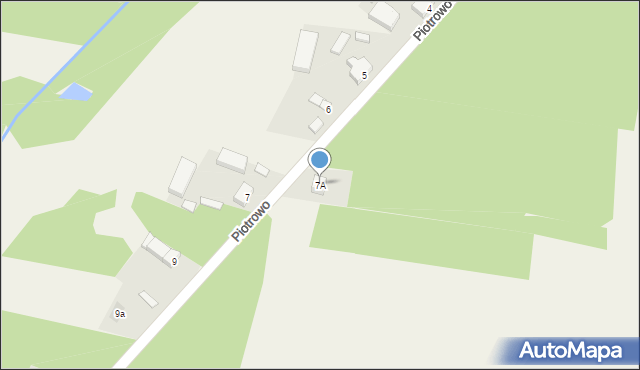 Piotrowo, Piotrowo, 7A, mapa Piotrowo