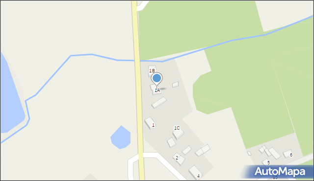 Piotrowo, Piotrowo, 1A, mapa Piotrowo