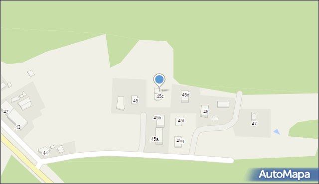 Piotrowo, Piotrowo, 45ca, mapa Piotrowo