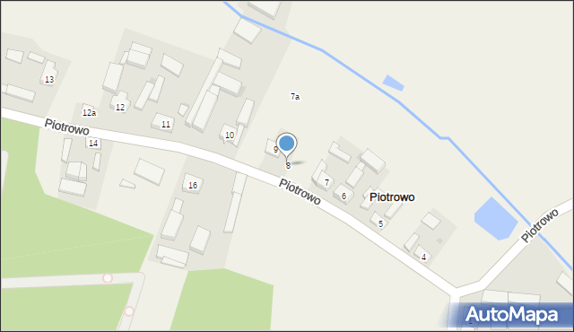 Piotrowo, Piotrowo, 8, mapa Piotrowo