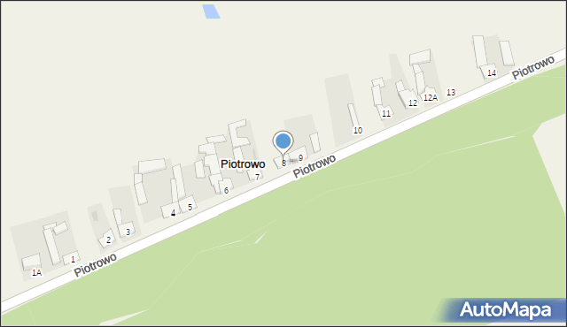 Piotrowo, Piotrowo, 8, mapa Piotrowo