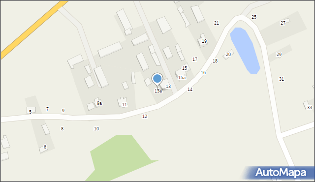 Piotrowo-Krzywokoły, Piotrowo-Krzywokoły, 13a, mapa Piotrowo-Krzywokoły