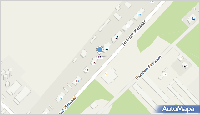 Piotrowo Pierwsze, Piotrowo Pierwsze, 15a, mapa Piotrowo Pierwsze