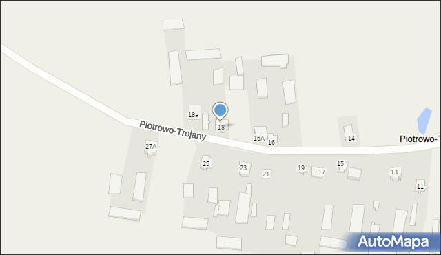 Piotrowo-Trojany, Piotrowo-Trojany, 18, mapa Piotrowo-Trojany