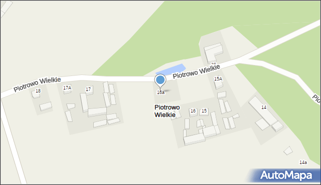 Piotrowo Wielkie, Piotrowo Wielkie, 16a, mapa Piotrowo Wielkie