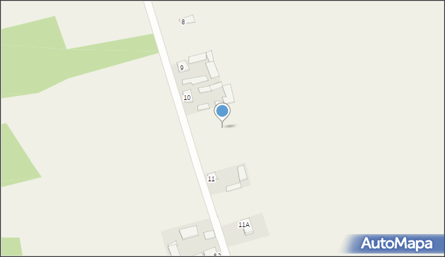 Piróg, Piróg, 10a, mapa Piróg