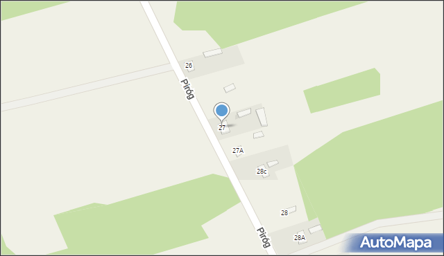 Piróg, Piróg, 27, mapa Piróg