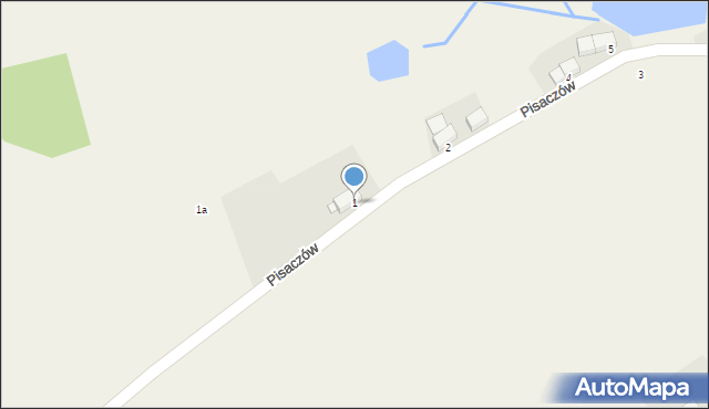 Pisaczów, Pisaczów, 1, mapa Pisaczów