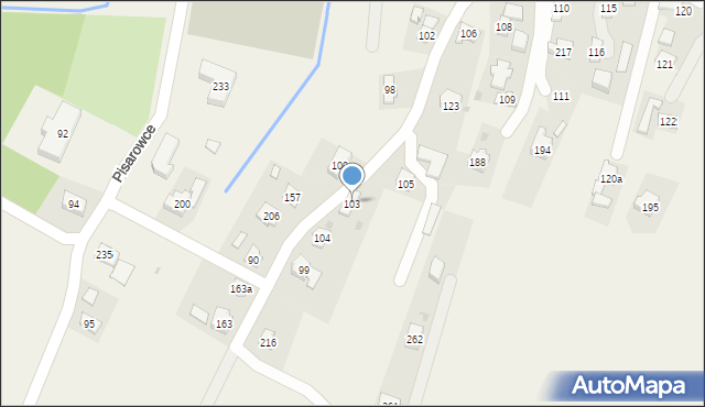 Pisarowce, Pisarowce, 103, mapa Pisarowce