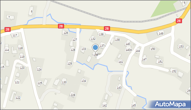 Pisarowce, Pisarowce, 138, mapa Pisarowce