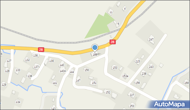 Pisarowce, Pisarowce, 149, mapa Pisarowce