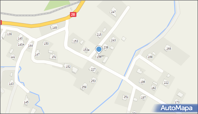Pisarowce, Pisarowce, 156, mapa Pisarowce
