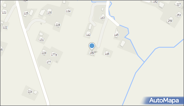Pisarowce, Pisarowce, 181, mapa Pisarowce